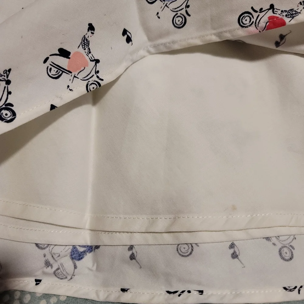 12R US NWT Boden Sofia Vespa Shirt Dress Cotton Blend - Picture 5 of 11